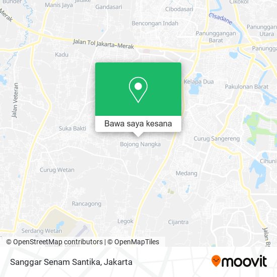 Peta Sanggar Senam Santika