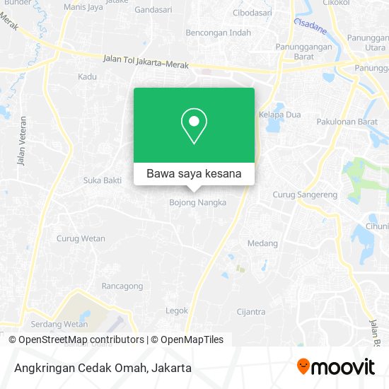 Peta Angkringan Cedak Omah