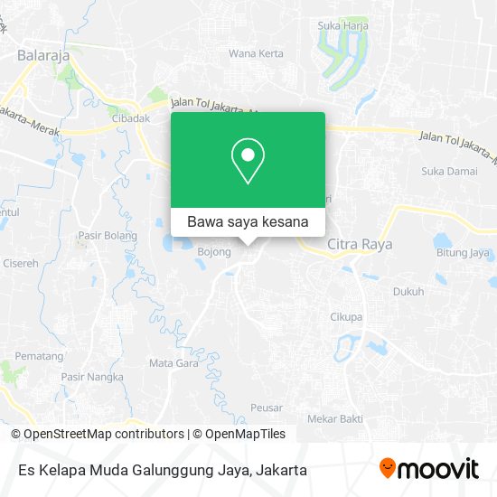 Peta Es Kelapa Muda Galunggung Jaya