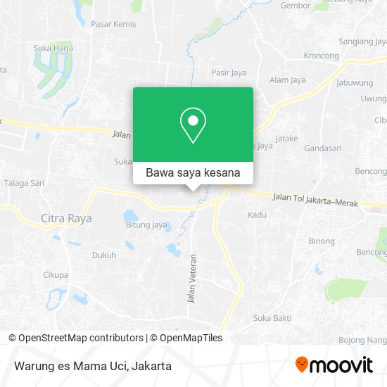 Peta Warung es Mama Uci