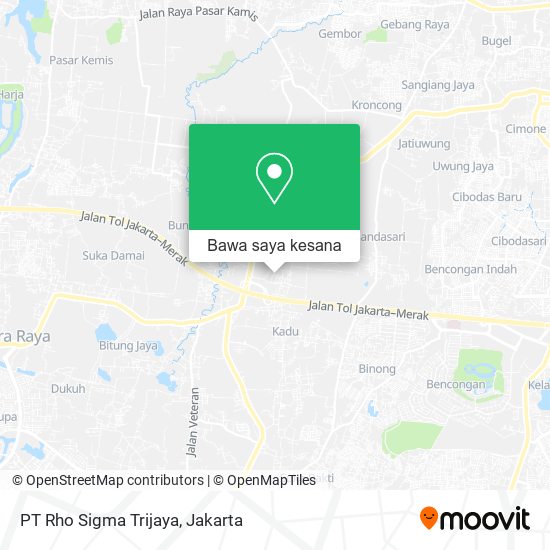 Peta PT Rho Sigma Trijaya