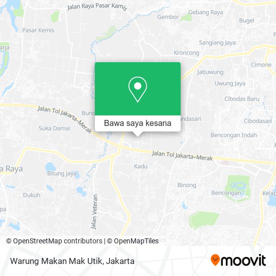 Peta Warung Makan Mak Utik