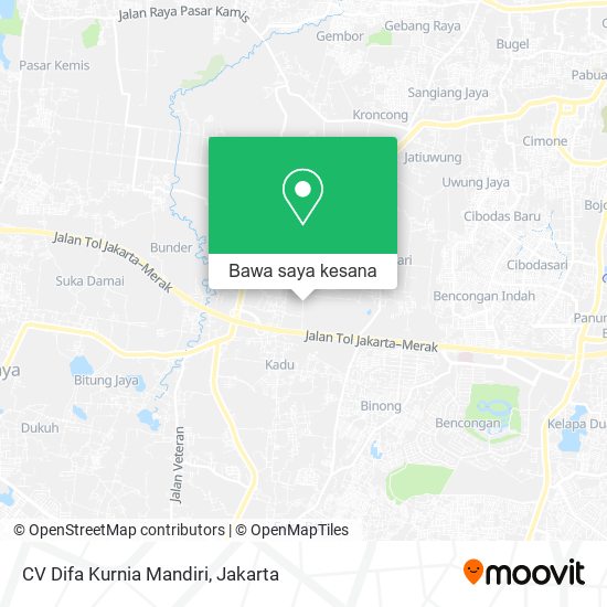 Peta CV Difa Kurnia Mandiri