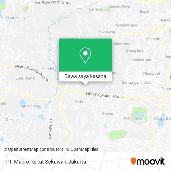 Peta Pt. Macro Rekat Sekawan