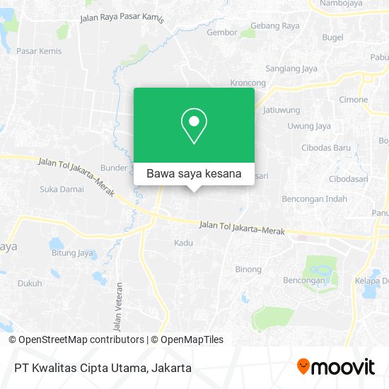 Peta PT Kwalitas Cipta Utama