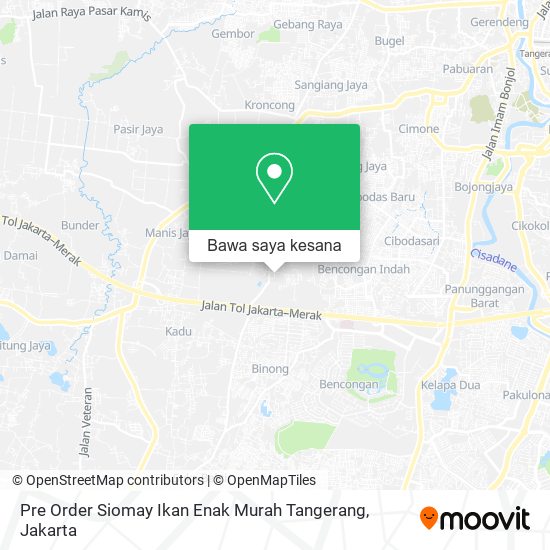 Peta Pre Order Siomay Ikan Enak Murah Tangerang