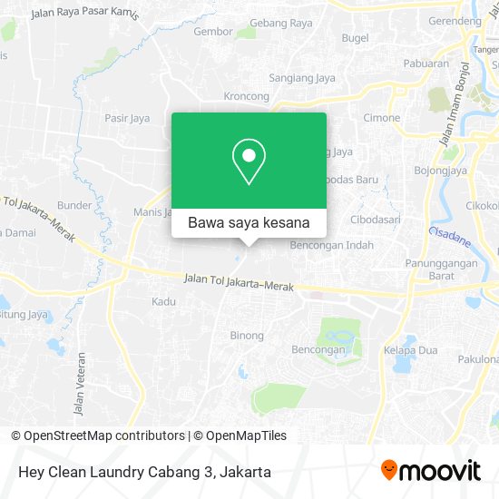 Peta Hey Clean Laundry Cabang 3