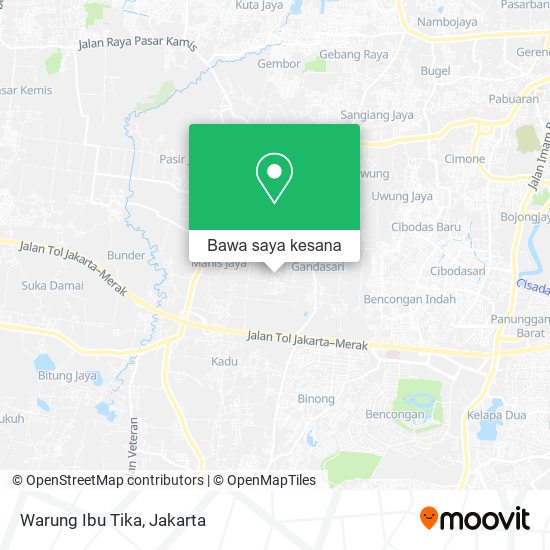 Peta Warung Ibu Tika