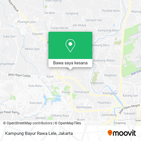 Peta Kampung Bayur Rawa Lele