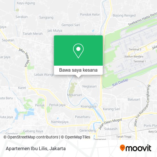 Peta Apartemen Ibu Lilis