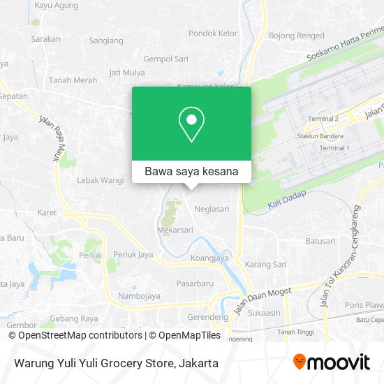 Peta Warung Yuli Yuli Grocery Store