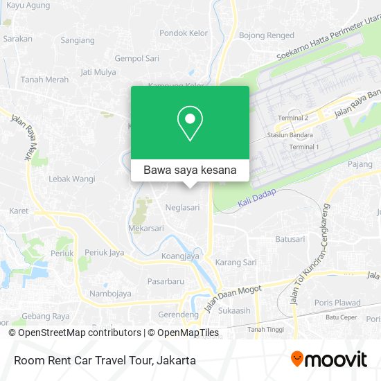 Peta Room Rent Car Travel Tour