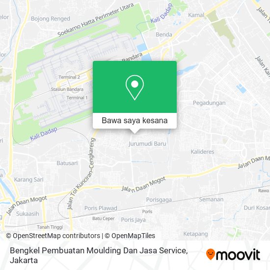 Peta Bengkel Pembuatan Moulding Dan Jasa Service