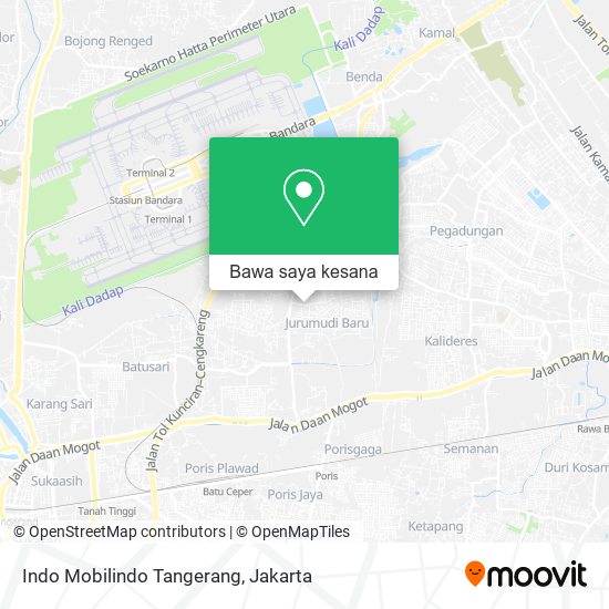 Peta Indo Mobilindo Tangerang