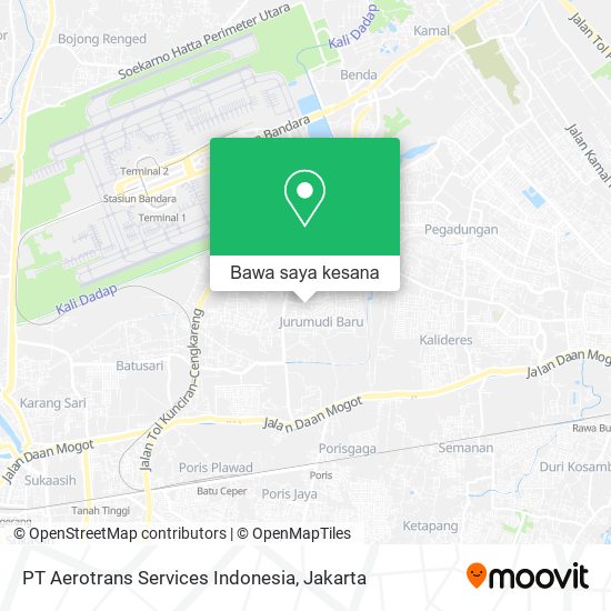 Peta PT Aerotrans Services Indonesia