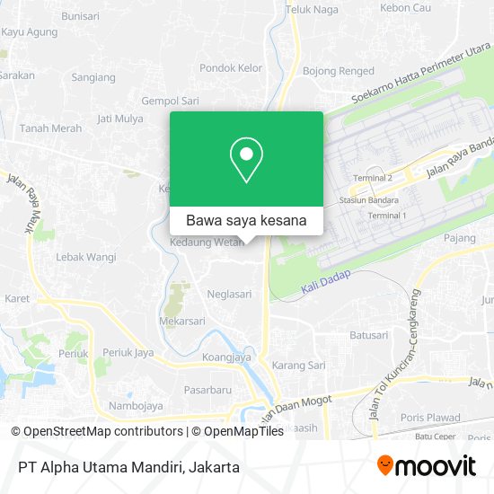 Peta PT Alpha Utama Mandiri