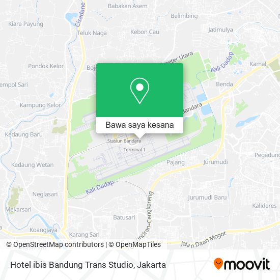 Peta Hotel ibis Bandung Trans Studio