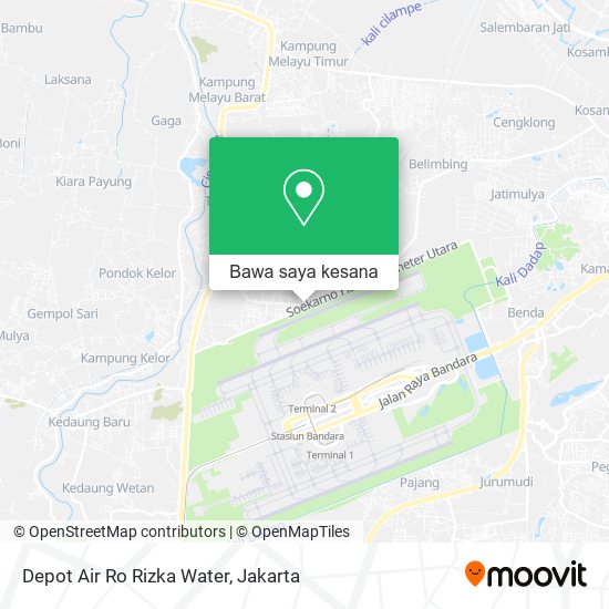 Peta Depot Air Ro Rizka Water