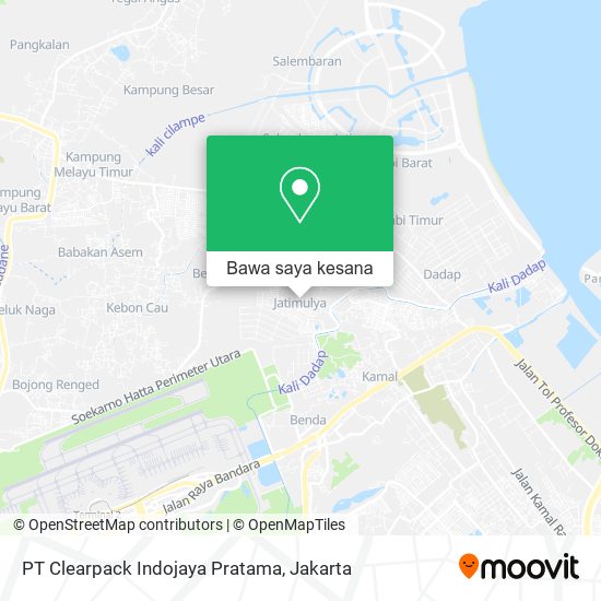 Peta PT Clearpack Indojaya Pratama