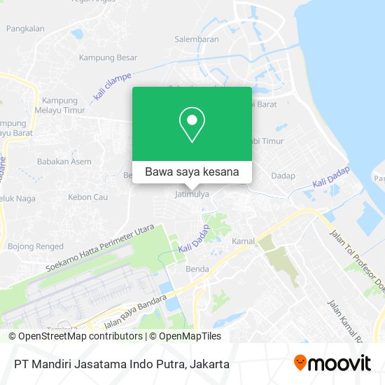 Peta PT Mandiri Jasatama Indo Putra