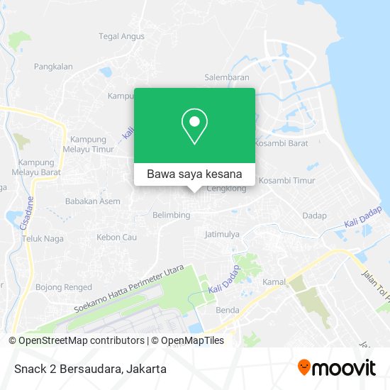 Peta Snack 2 Bersaudara