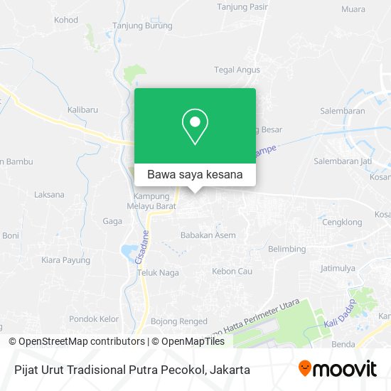 Peta Pijat Urut Tradisional Putra Pecokol