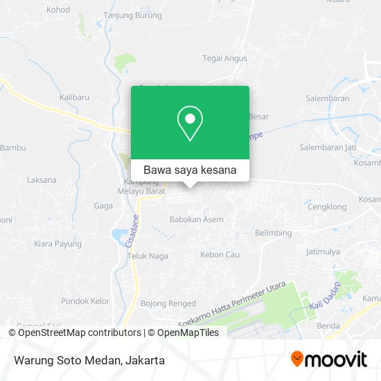 Peta Warung Soto Medan