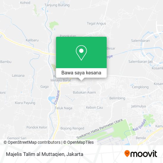 Peta Majelis Talim al Muttaqien