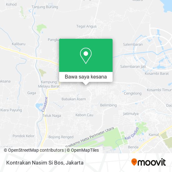 Peta Kontrakan Nasim Si Bos