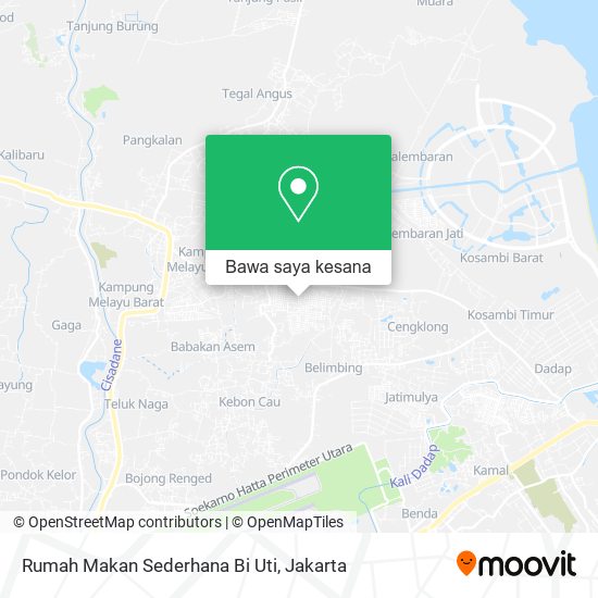 Peta Rumah Makan Sederhana Bi Uti