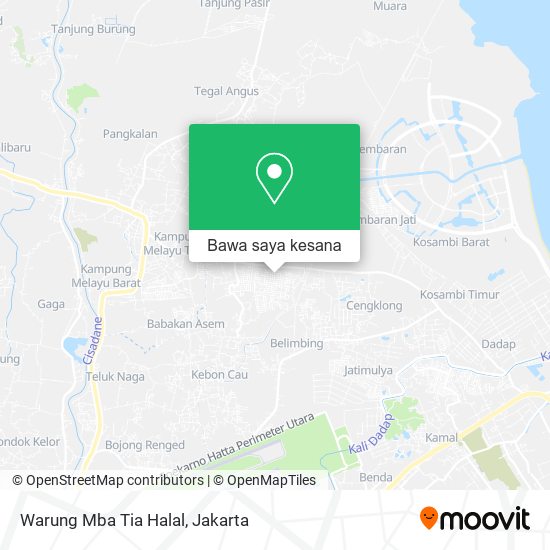 Peta Warung Mba Tia Halal
