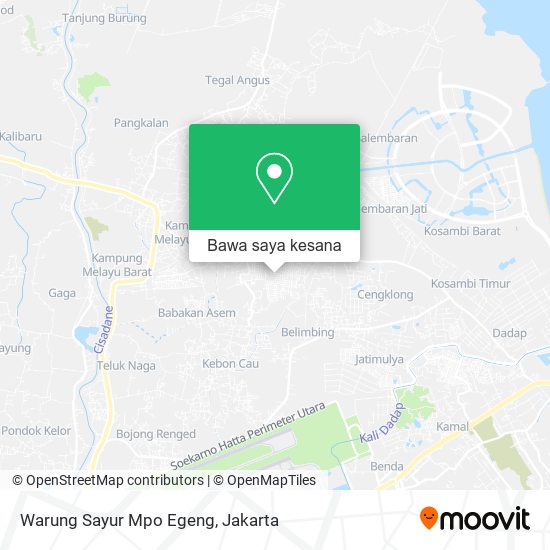 Peta Warung Sayur Mpo Egeng