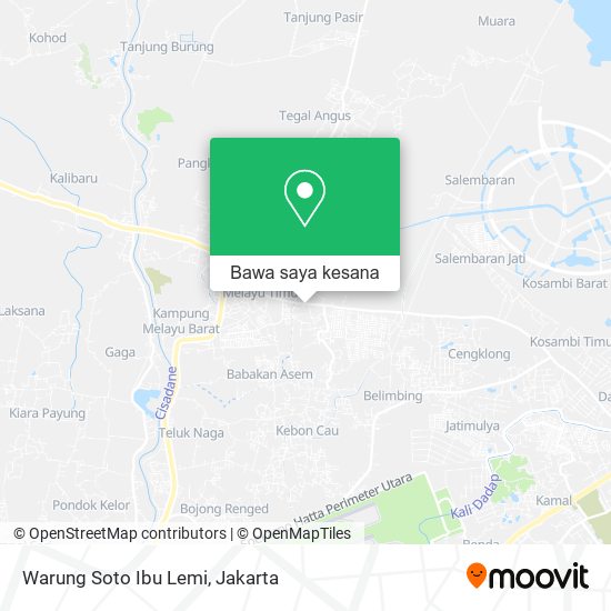 Peta Warung Soto Ibu Lemi