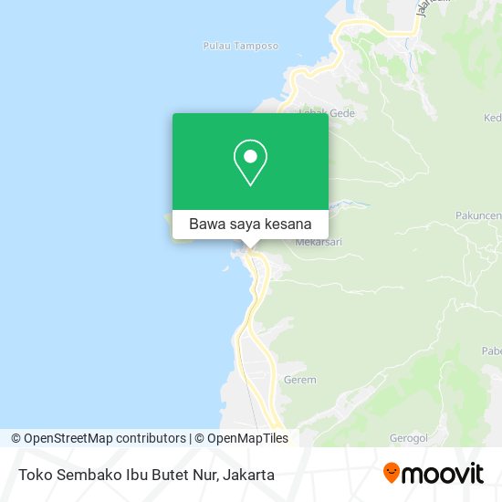 Peta Toko Sembako Ibu Butet Nur