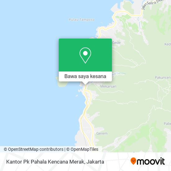 Peta Kantor Pk Pahala Kencana Merak