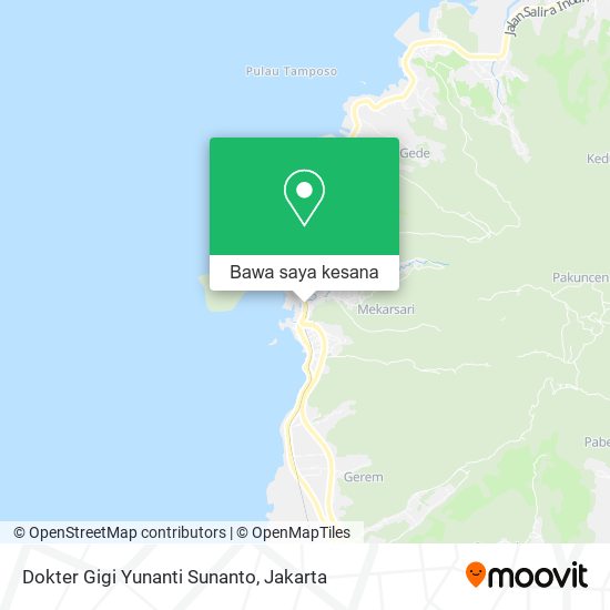 Peta Dokter Gigi Yunanti Sunanto