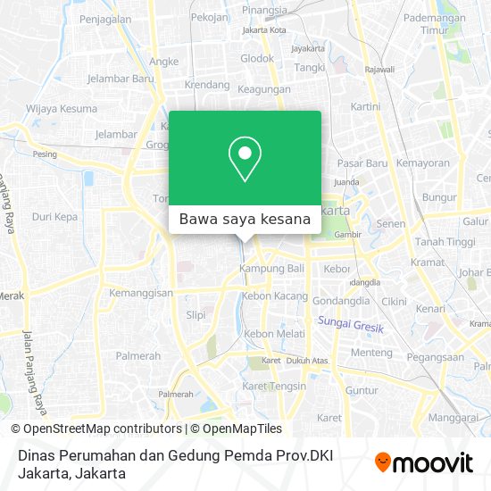 Peta Dinas Perumahan dan Gedung Pemda Prov.DKI Jakarta