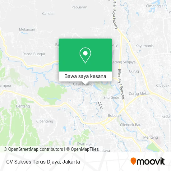 Peta CV Sukses Terus Djaya