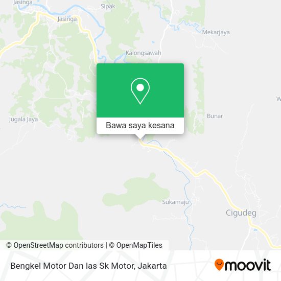 Peta Bengkel Motor Dan las Sk Motor