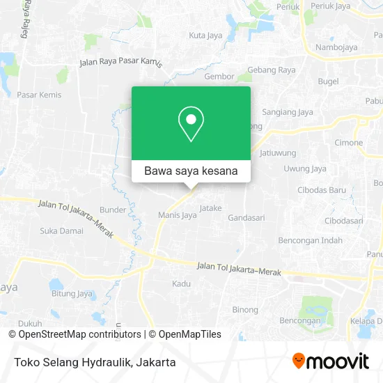 Peta Toko Selang Hydraulik