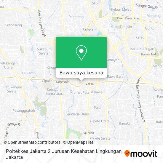 Peta Poltekkes Jakarta 2 Jurusan Kesehatan Lingkungan