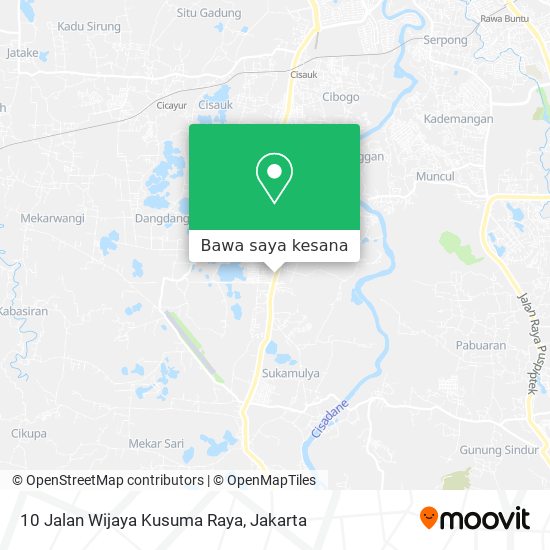 Peta 10 Jalan Wijaya Kusuma Raya