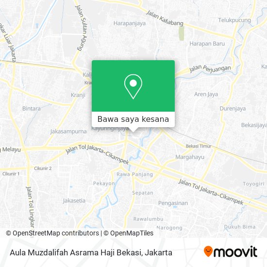Peta Aula Muzdalifah Asrama Haji Bekasi