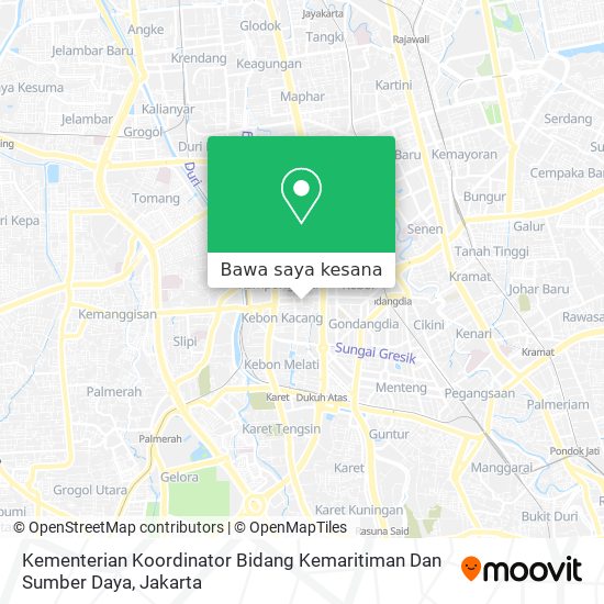 Peta Kementerian Koordinator Bidang Kemaritiman Dan Sumber Daya