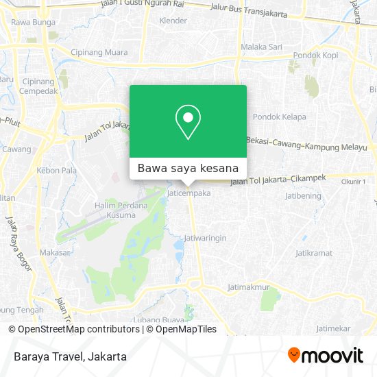 Peta Baraya Travel