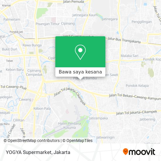 Peta YOGYA Supermarket