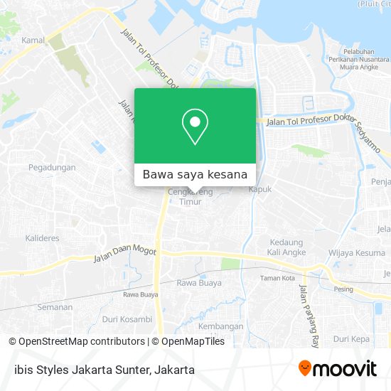 Peta ibis Styles Jakarta Sunter