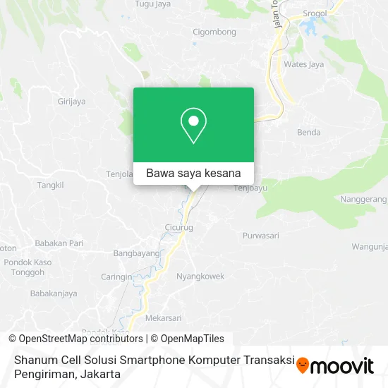 Peta Shanum Cell Solusi Smartphone Komputer Transaksi Pengiriman