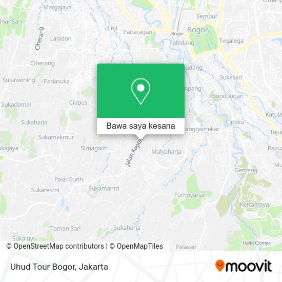 Peta Uhud Tour Bogor
