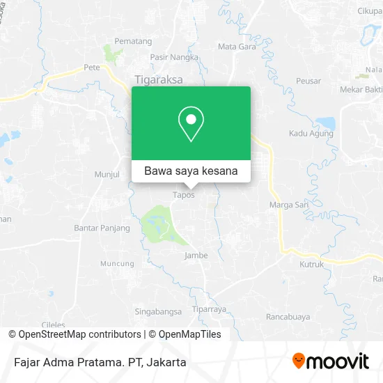 Cara ke Fajar Adma Pratama. PT di Tangerang menggunakan bis atau kereta?